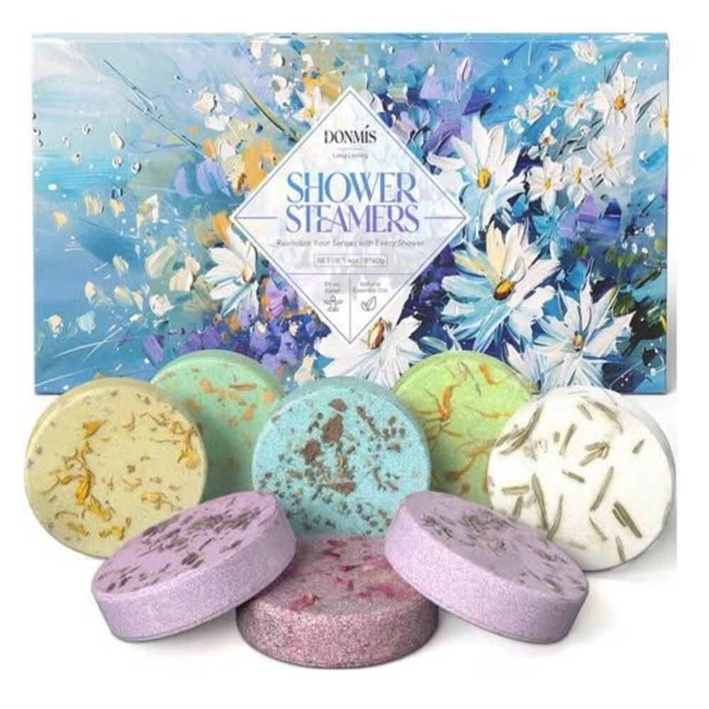 NEW DONMÍS Sky Garden Shower Steamers Aromatherapy Gift Set 8 Pack